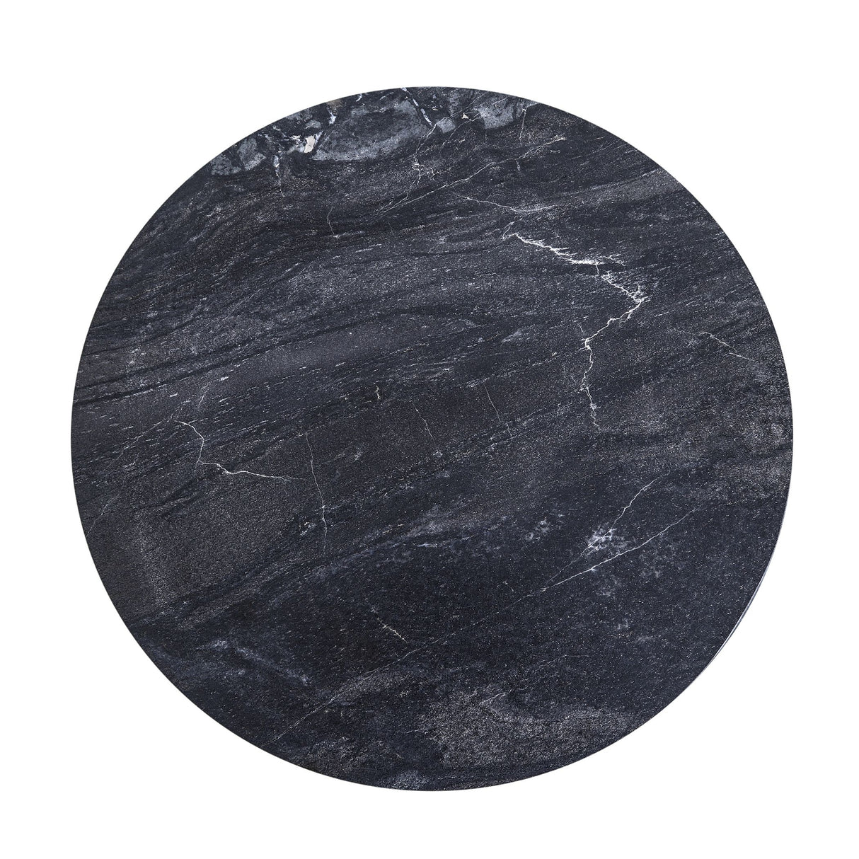 Sperre 18" Accent Table with Lava Marble from Home Trends & Design - Luna Furniture