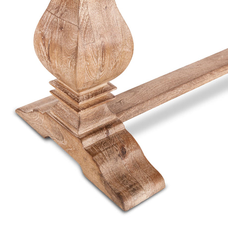 San Rafael 72" Bench in Antique Oak from Home Trends & Design - Luna Furniture