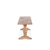 San Rafael 72" Bench in Antique Oak from Home Trends & Design - Luna Furniture