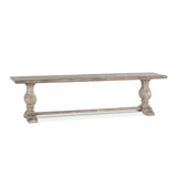 San Rafael 72" Bench in Heirloom White from Home Trends & Design - Luna Furniture