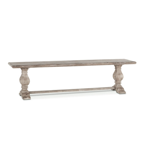 San Rafael 72" Bench in Heirloom White from Home Trends & Design - Luna Furniture