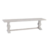 San Rafael 72" Bench in Heirloom White from Home Trends & Design - Luna Furniture