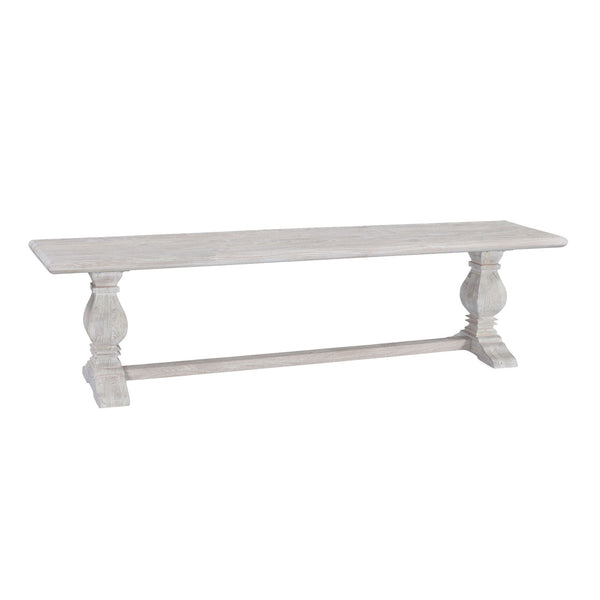 San Rafael 72" Heirloom White Bench