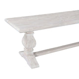 San Rafael 72" Bench in Heirloom White from Home Trends & Design - Luna Furniture