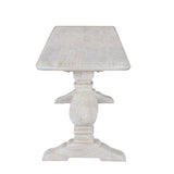 San Rafael 72" Bench in Heirloom White from Home Trends & Design - Luna Furniture
