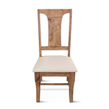 San Rafael 18" Upholstered Dining Chair in Antique Oak, Set of 2 from Home Trends & Design - Luna Furniture