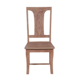 San Rafael 18" Wood Dining Chair in Antique Oak, Set of 2 from Home Trends & Design - Luna Furniture