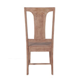 San Rafael 18" Wood Dining Chair in Antique Oak, Set of 2 from Home Trends & Design - Luna Furniture