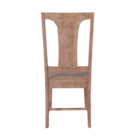 San Rafael 18" Wood Dining Chair in Antique Oak, Set of 2 from Home Trends & Design - Luna Furniture