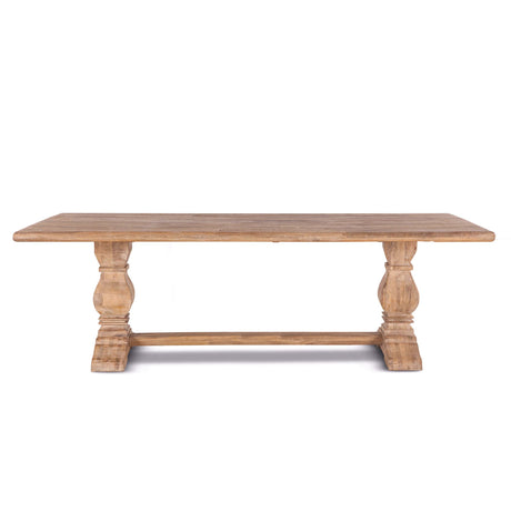 San Rafael 108" Dining Table in Antique Oak from Home Trends & Design - Luna Furniture