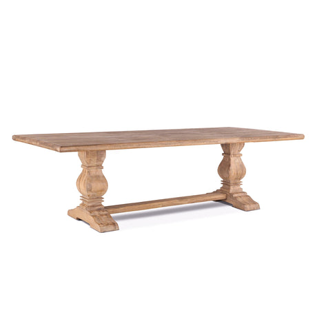San Rafael 108" Dining Table in Antique Oak from Home Trends & Design - Luna Furniture