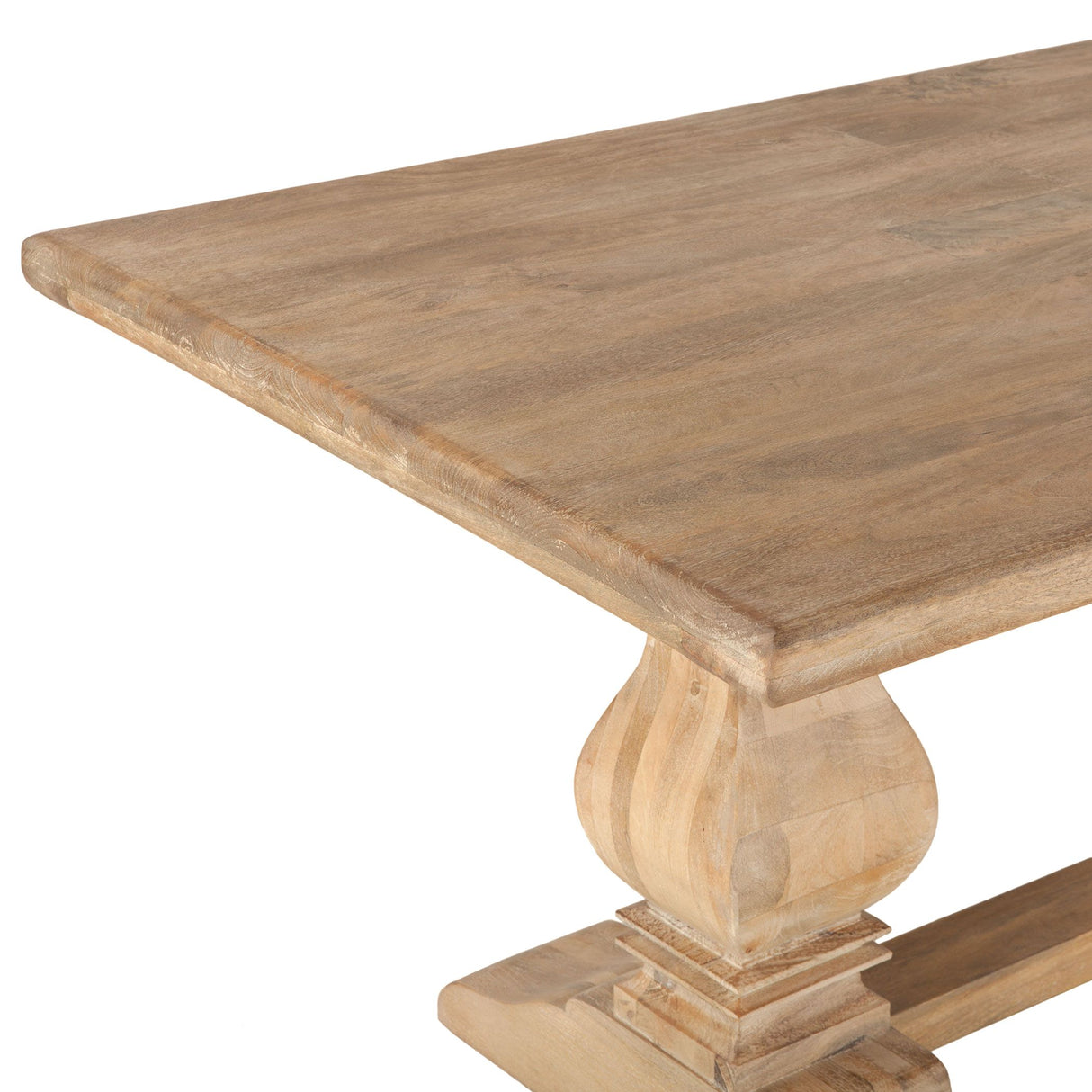 San Rafael 108" Dining Table in Antique Oak from Home Trends & Design - Luna Furniture
