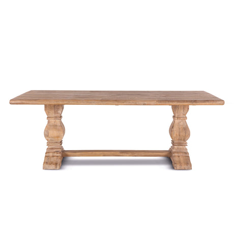 San Rafael 84" Dining Table in Antique Oak from Home Trends & Design - Luna Furniture