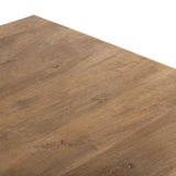San Rafael 108" Dining Table in Antique Oak from Home Trends & Design - Luna Furniture