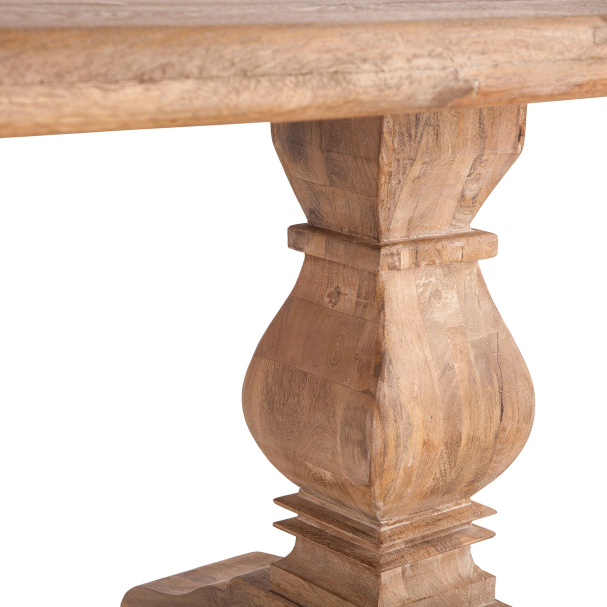 San Rafael 84" Dining Table in Antique Oak from Home Trends & Design - Luna Furniture