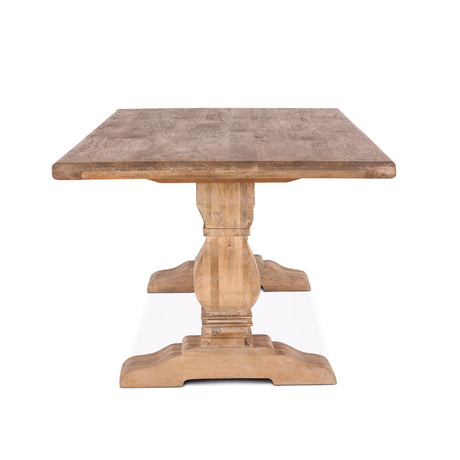 San Rafael 84" Dining Table in Antique Oak from Home Trends & Design - Luna Furniture