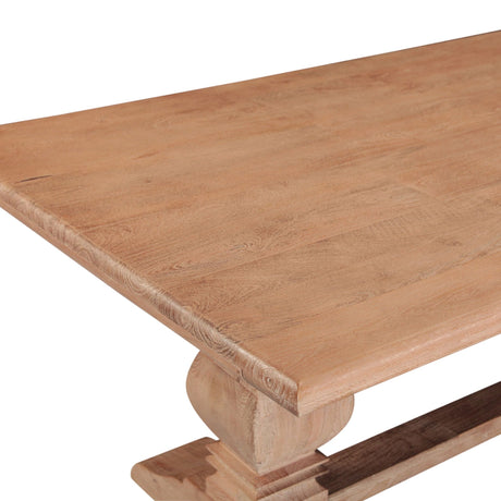 San Rafael 94" Dining Table in Antique Oak from Home Trends & Design - Luna Furniture