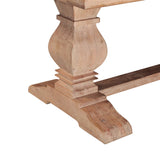 San Rafael 94" Dining Table in Antique Oak from Home Trends & Design - Luna Furniture