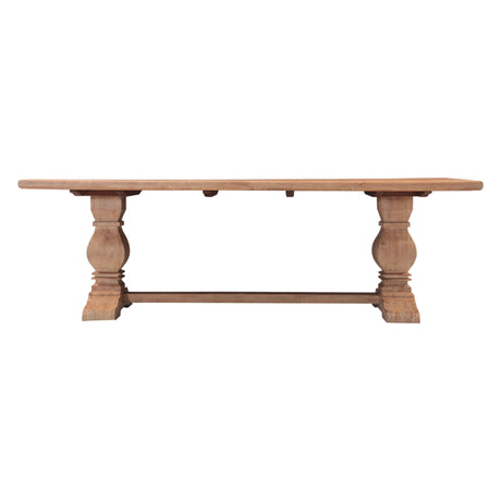 San Rafael 94" Dining Table in Antique Oak from Home Trends & Design - Luna Furniture