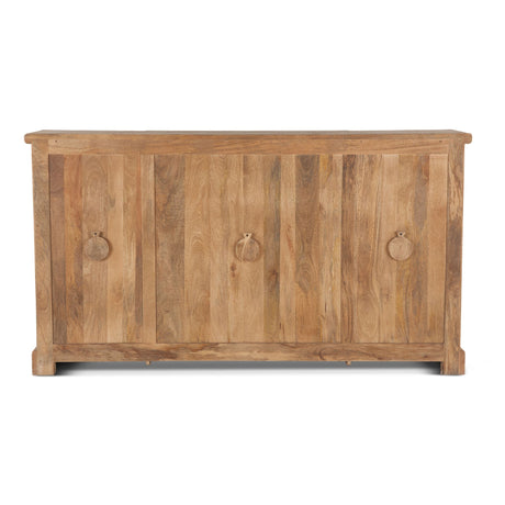 San Rafael 75" Glass Cabinet in Antique Oak from Home Trends & Design - Luna Furniture