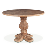 San Rafael 48" Round Gathering Table in Antique Oak from Home Trends & Design - Luna Furniture