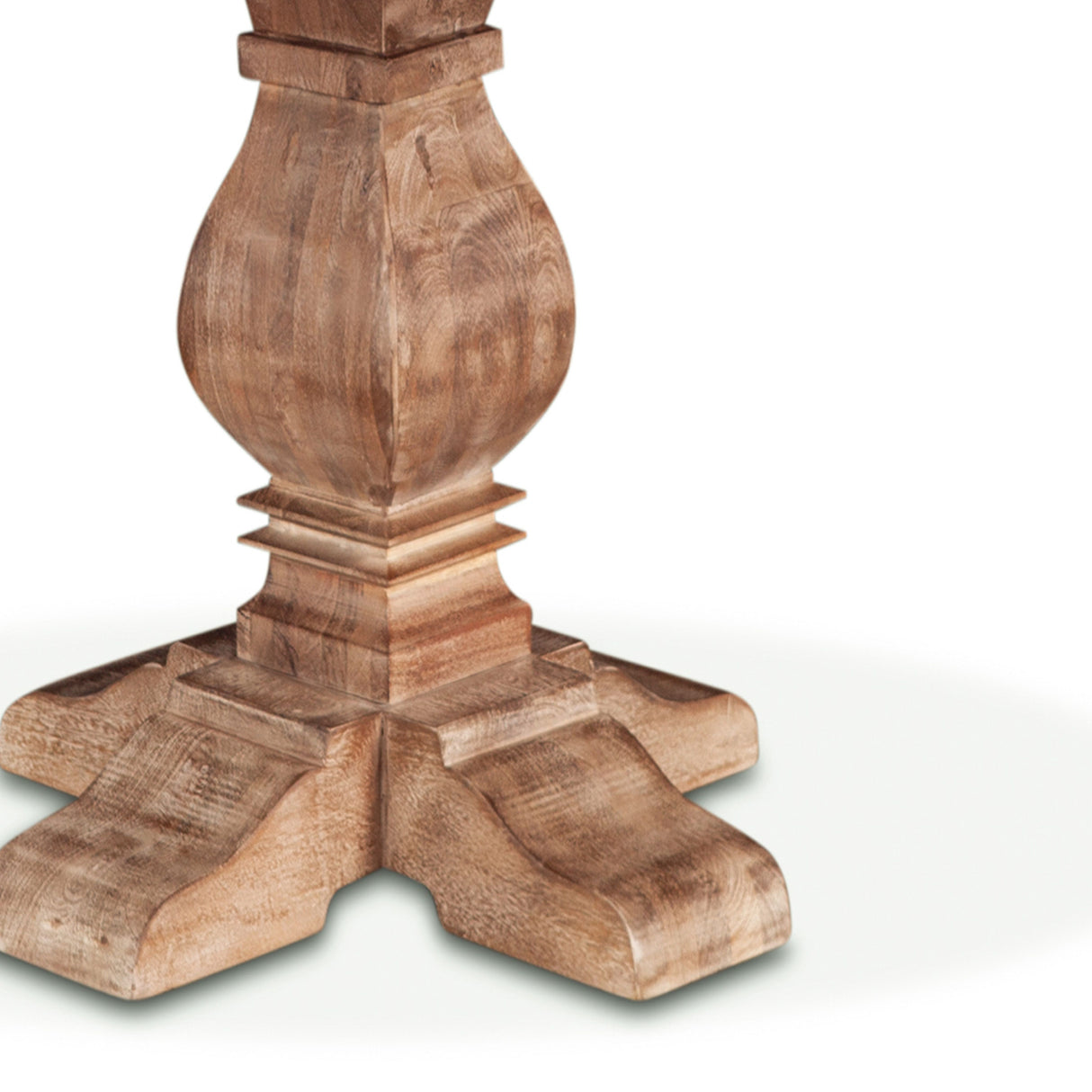 San Rafael 48" Round Gathering Table in Antique Oak from Home Trends & Design - Luna Furniture