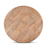 San Rafael 48" Round Dining Table in Antique Oak from Home Trends & Design - Luna Furniture