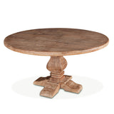 San Rafael 54" Round Dining Table in Antique Oak from Home Trends & Design - Luna Furniture