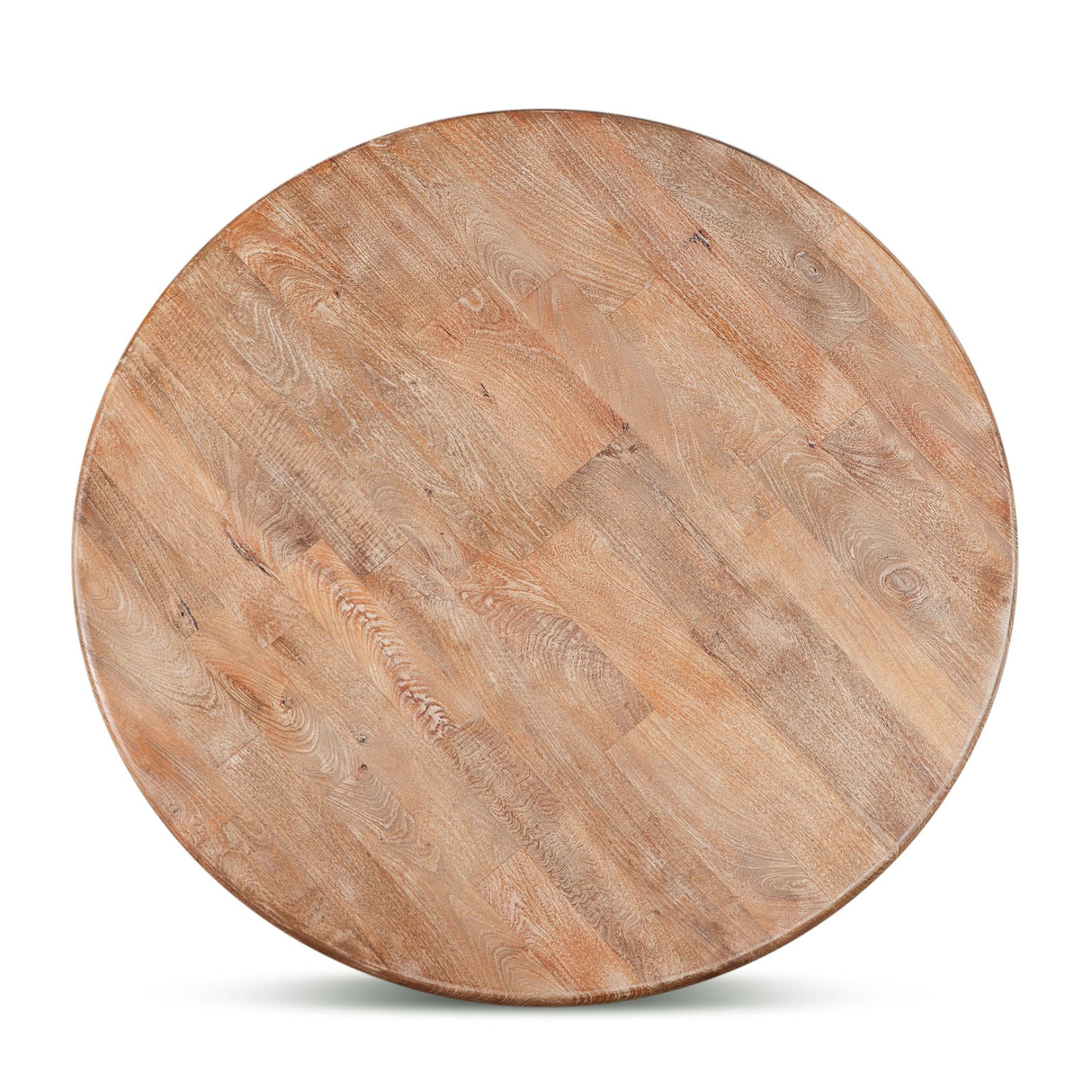 San Rafael 54" Round Dining Table in Antique Oak from Home Trends & Design - Luna Furniture