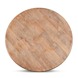 San Rafael 54" Round Dining Table in Antique Oak from Home Trends & Design - Luna Furniture