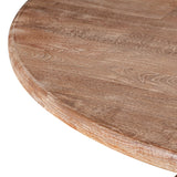 San Rafael 60" Round Dining Table in Antique Oak from Home Trends & Design - Luna Furniture