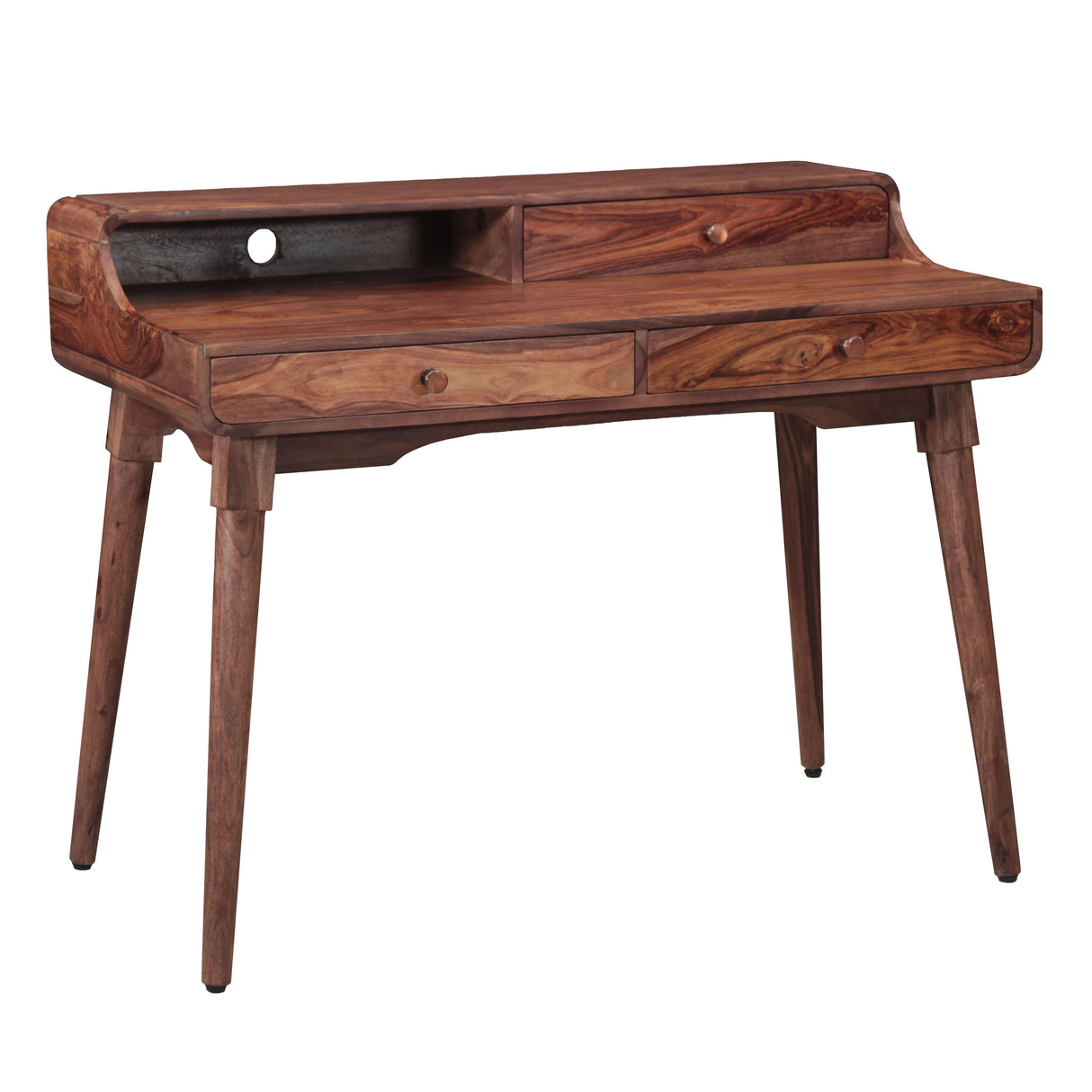 Salem Office Desk 45" in Natural Sheesham from Home Trends & Design - Luna Furniture