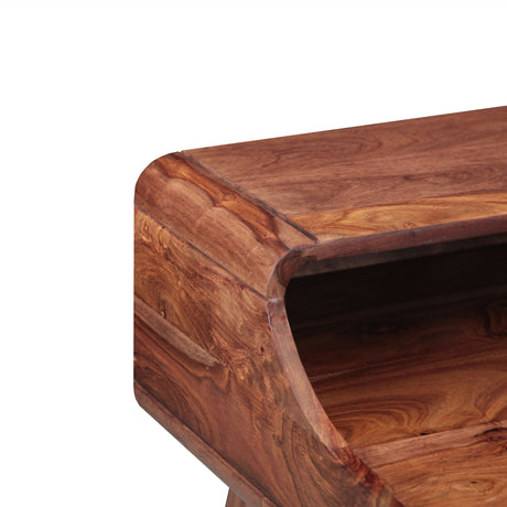Salem Office Desk 45" in Natural Sheesham from Home Trends & Design - Luna Furniture