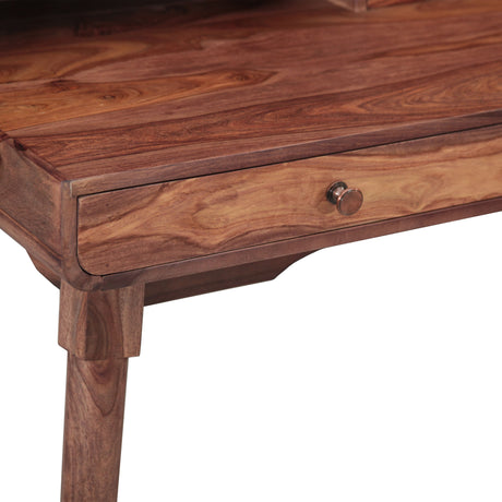 Salem Office Desk 45" in Natural Sheesham from Home Trends & Design - Luna Furniture