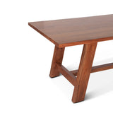 Savannah 94" Dining Table in Cinnamon Brown from Home Trends & Design - Luna Furniture