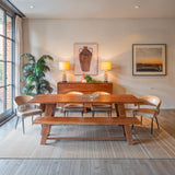 Savannah 94" Dining Table in Cinnamon Brown from Home Trends & Design - Luna Furniture