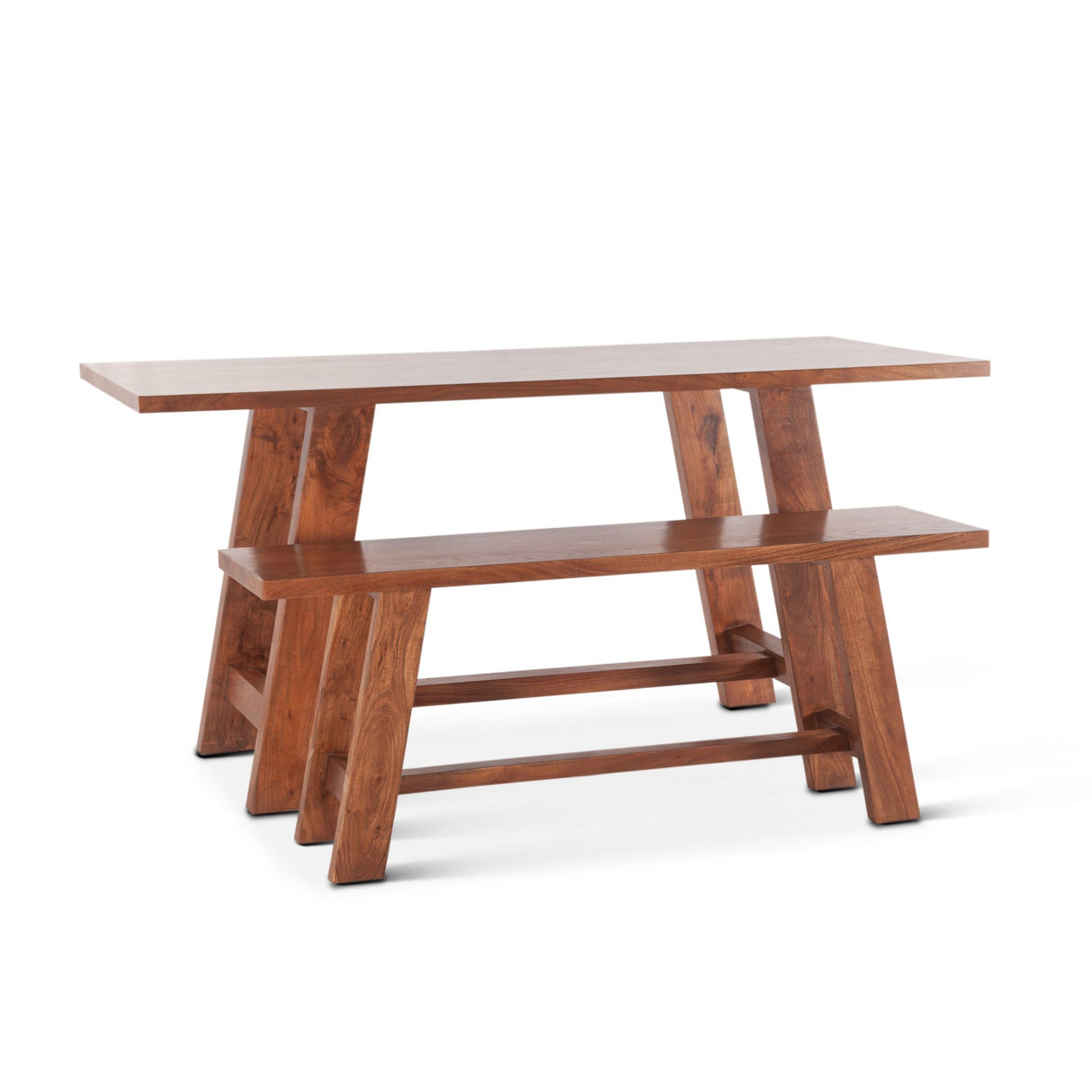 Savannah 75" Gathering Table in Cinnamon Brown from Home Trends & Design - Luna Furniture