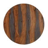 Sierraville 28" Round Coffee Table with Storage in Capri Sheesham from Home Trends & Design - Luna Furniture