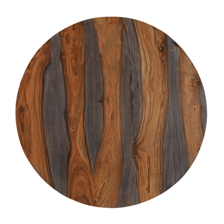 Sierraville 28" Round Coffee Table with Storage in Capri Sheesham from Home Trends & Design - Luna Furniture