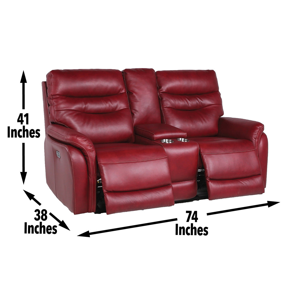 Fortuna Recliner Console Love-Ft850Lw, Set of 2 from Steve Silver - Luna Furniture
