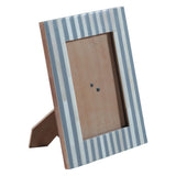Taara Photo Frame in Blue and White Stripe Pattern from Home Trends & Design - Luna Furniture