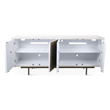 Taara 72" Sideboard with Horn and Wood Inlay on Metal Base from Home Trends & Design - Luna Furniture