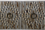Taara 72" Sideboard with Horn and Wood Inlay on Metal Base from Home Trends & Design - Luna Furniture