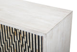 Taara 72" Sideboard with Horn and Wood Inlay on Metal Base from Home Trends & Design - Luna Furniture