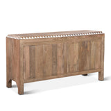 Tangiers 61" Six Drawer Dresser in Carved Natural White from Home Trends & Design - Luna Furniture