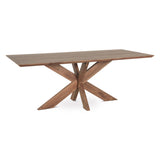 Tallinn 78" Dining Table in Weathered Acacia from Home Trends & Design - Luna Furniture