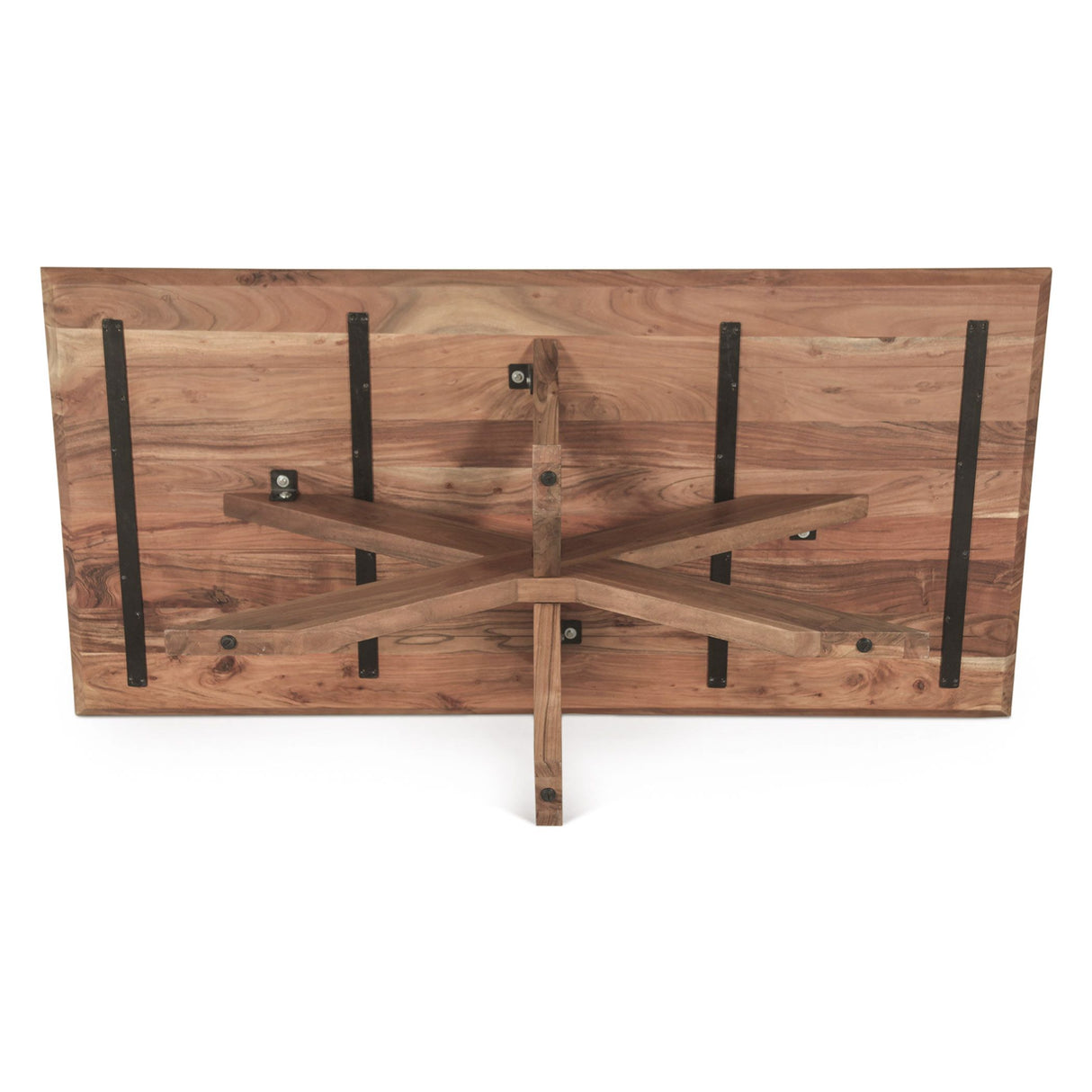 Tallinn 78" Dining Table in Weathered Acacia from Home Trends & Design - Luna Furniture