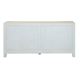 Taj 71" Dresser with Plinth Base in Carved Heirloom White from Home Trends & Design - Luna Furniture