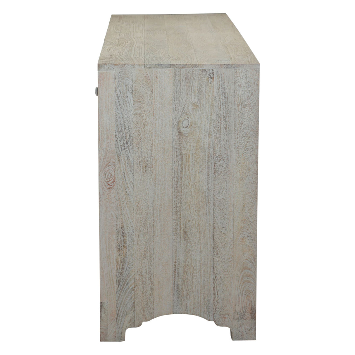 Taj 71" Dresser with Plinth Base in Carved Heirloom White from Home Trends & Design - Luna Furniture