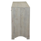 Taj 71" Dresser with Plinth Base in Carved Heirloom White from Home Trends & Design - Luna Furniture